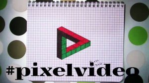 3D КАК РИСОВАТЬ ОБМАН ЗРЕНИЯ ИЛЛЮЗИЮ РИСУНКИ ПО КЛЕТОЧКАМ