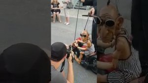 The puppet on a motorcycle Марионетка на мотоцикле Marionetka na mototsikle  прикол