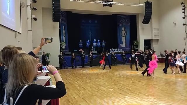 Ча-ча-ча Юниоры-1 Д класс Двоеборье финал