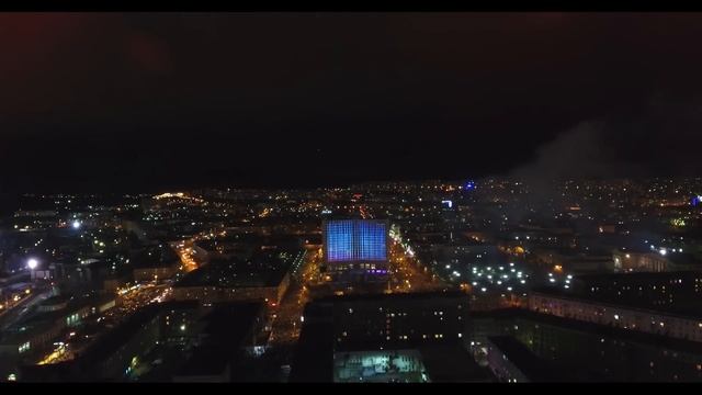 «Мурманску  100!», огненно лазерное, проекционно световое шоу! Праздничный салют!