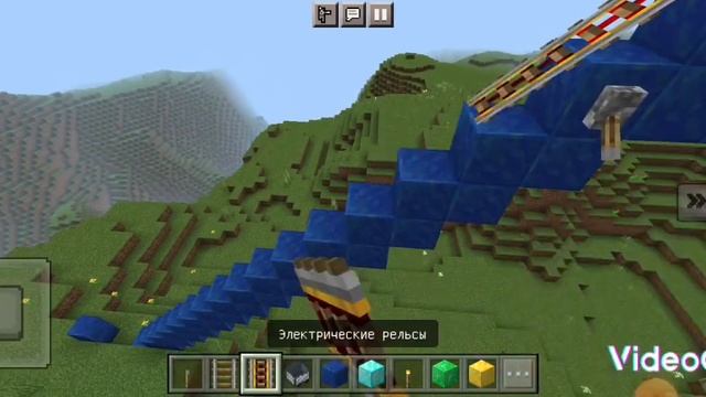 строим американские горки в майнкрафте часть2 смотреть онлайн