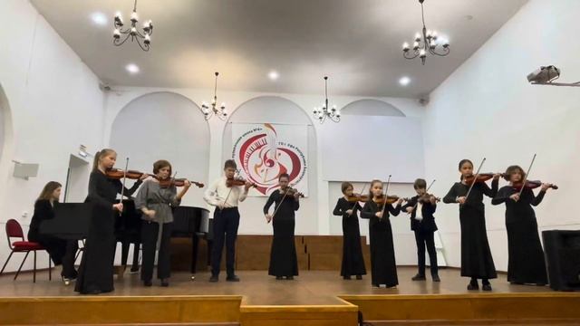 Альфред Шнитке, Адажио из балета «Эскизы» / исп. ансамбль скрипачей, смешанная группа, ДМШ №4, г.Уф смотреть онлайн