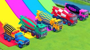 Машинки летают и прыгают! Развивающие мультики Машины помощники. Мультфильмы про машинки