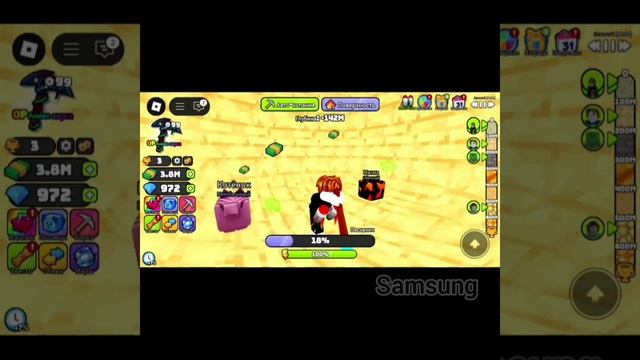 Копаем до ядра земли в роблокс 2