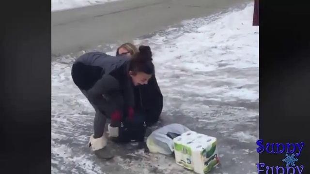 Приколы на льду (подборка)| Frozen Fails смотреть онлайн