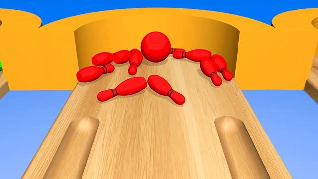 Toddlers Learn Colors. Learning Videos For Kids With 3D сolor Bowling.