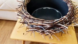 Гнездо из искусственного ротанга анонс
