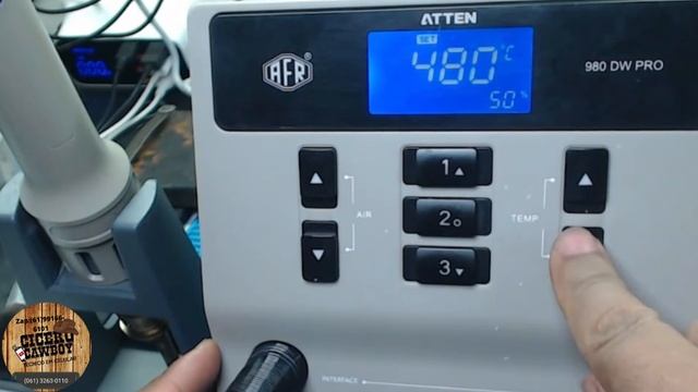 ESTAÇÃO DE RETRABALHO AFR 980 DW PRO (ATTEN) смотреть онлайн