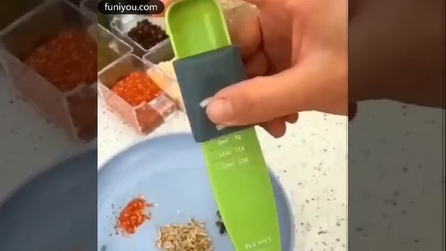 Adjustable Measuring Spoon Ml Milliliter Gram Teaspoon
