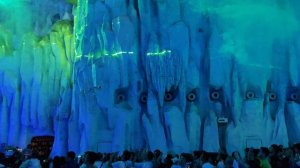 Полярное сияние в Харбинском полярном аквариуме (Harbin Polarland), г. Харбин