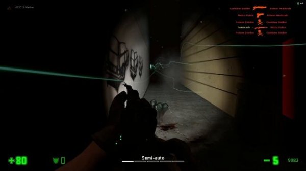 Garry's Mod Global NPC Group Spawner Gameplay