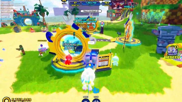 Mechanic Tails Showcase & Secret Statue Location - Sonic Speed Simulator смотреть онлайн