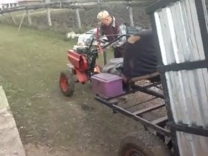 ✅ Мотоблок Ока отзыв _Перегруз не выдерживают ремни_Деревенская жизнь с мотоблоком