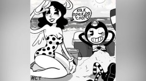 Bendy and Ink Machine Comics Mix Dub Rus by E•NOT TIME | Поцелуй Бенди с Алисой