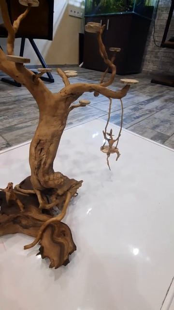 Декорация для аквариума, прикольные человечки😁 смотреть онлайн