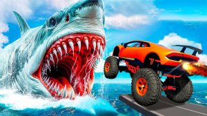 МОЖНО ЛИ ПЕРЕПРЫГНУТЬ МЕГАЛОДОНА В ГТА 5! ЭКСПЕРИМЕНТЫ GTA 5