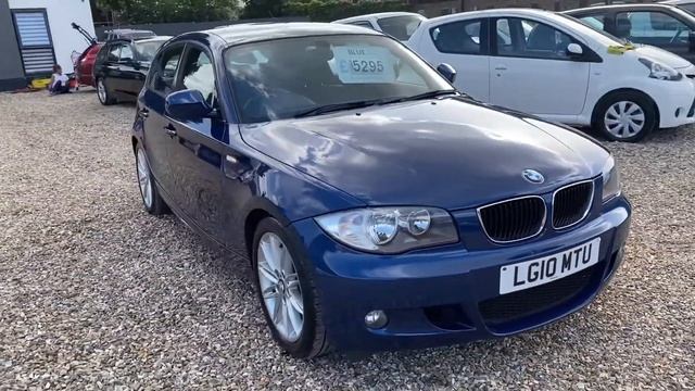 10 10 BMW 1 Series 2.0 118d M Sport Hatchback 5dr Diesel Manual (119 g/km, 143 bhp) смотреть онлайн