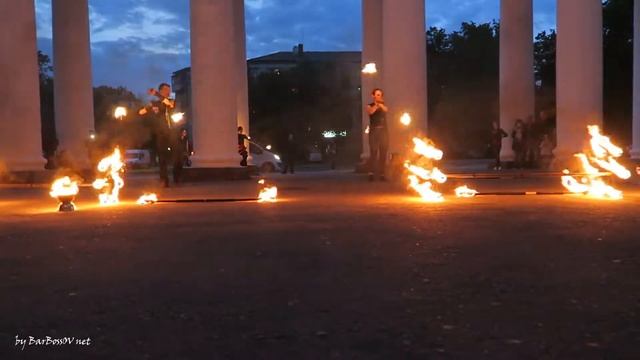 Зрелищное Фаер Шоу Хмельницкий. Fire show. смотреть онлайн