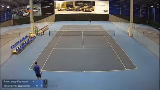Теннис. VS OPEN. Дудченко Константин - Курицын Александр. 2 сет. 1 сентября 2020 года