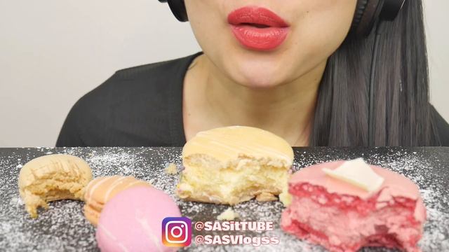 ASMR FRENCH Macaron (SOFT CRUNCH EATING SOUNDS) NO TALKING | SAS-ASMR