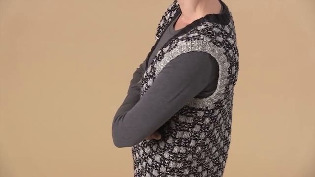 #4 Oversized Sweater Vest, Vogue Knitting Winter 2013/14 смотреть онлайн