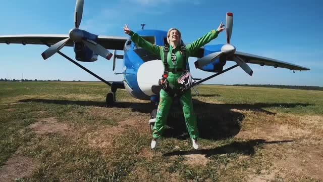 Тандем-прыжок в Ватулино.