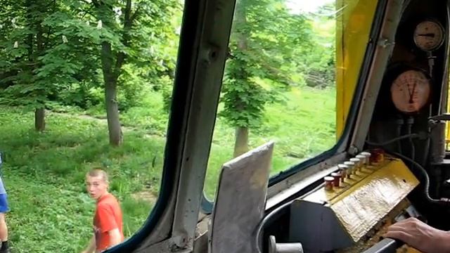 Поездка в кабине тепловоза ТУ2, Ровенская ДЖД
