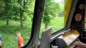 Поездка в кабине тепловоза ТУ2, Ровенская ДЖД