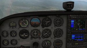 посадка по ILS cessna 172, x plane