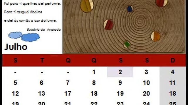 Calendario do ano de 2010 смотреть онлайн