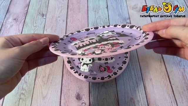 Набор одноразовых тарелок Куроми 6шт 18см - видео