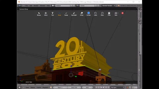 20th Century Fox 1994 Logo Refazer Blender Modelo V3 смотреть онлайн
