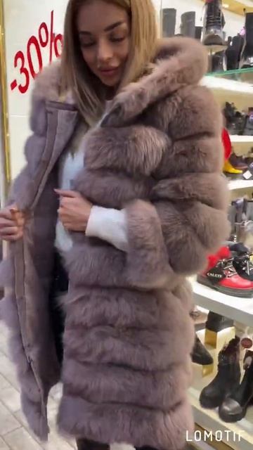 Шуба из меха песца с капюшоном 🔥 ЛЮКС КАЧЕСТВА 🔥