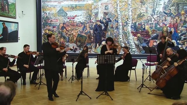 И.С. Бах Концерт для двух скрипок и струнного оркестра ре-минор А. Жаворонкова и А. Догадаев смотреть онлайн