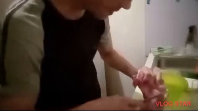 коптим Свинные Рёбрышки
