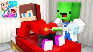 Джей Джей и Майки в больнице— Мультик с Персонажами Майнкрафт