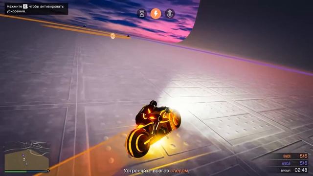 ПРИКОЛЫ В ГОНКАХ НА НЕОБЫЧНЫХ БАЙКАХ ДЕДЛАЙН В ГТА 5 ОНЛАЙН (gta online) смотреть онлайн
