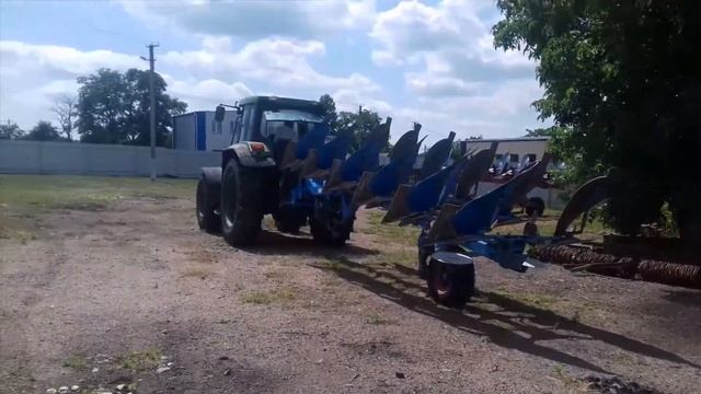 Плуг Lemken EurOpal 8 ON-Land, 6 (4+1+1) корп., транспортировка плуга смотреть онлайн