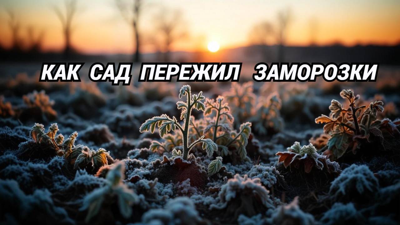 Как сад пережил заморозки. Есть потери смотреть онлайн