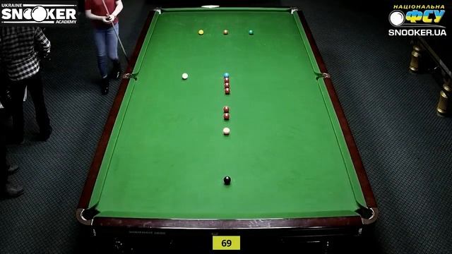 Снукер | Лілія Царуш - брейк 105 у вправі "Лінія" смотреть онлайн