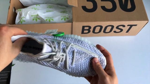 Обзор Yeezy Boost 350 V2 White Шнурки Рефлектив смотреть онлайн