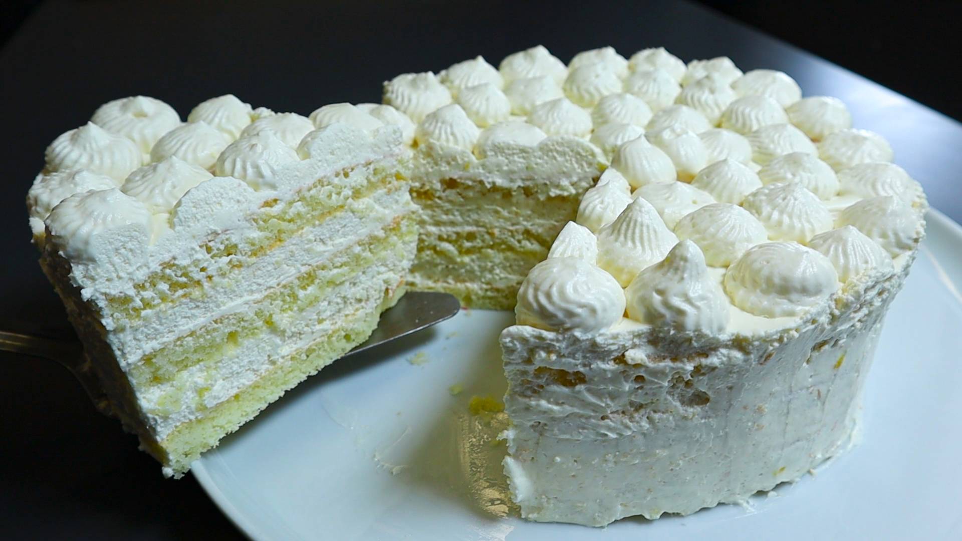 Торт за 15 минут! Настоящее пушистое облако, а не торт! Нежный, лёгкий и очень вкусный!