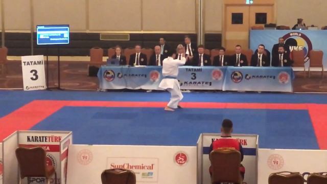 Damian Quintero (ESP) Chatanyara Kushanku 2019 WKF Karate 1 Series A Turkey