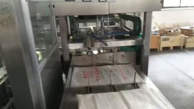 Запайка плетёного мешка с вкладышем (способ: термазапайка+добавка красной бумаги+зашивание) смотреть онлайн
