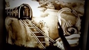 Песочная анимация 'Мама'