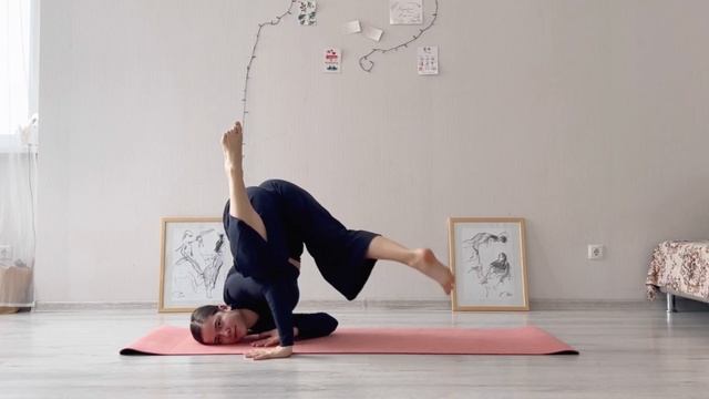 Танц.кружок. Урок 19. Стойка на плече. Техника contemporary dance, вариации, комбинации