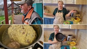 ГОТОВЛЮСЬ, ЗАВТРА ПРИЕДЕТ СЫНОК И У МЕНЯ, КАК ВСЕГДА, БУДЕТ МОЙ ФИРМЕННЫЙ БОРЩ С ГАЛУШКОЙ.