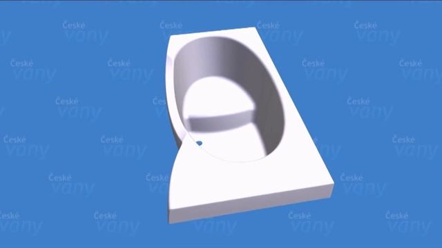 Ванна Ravak Safe - 3D визуализация Santehimport.com смотреть онлайн