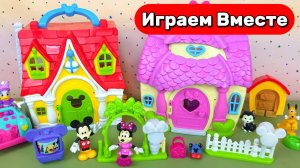 Играем в игрушки из мультиков 🎀🏥 Игрушки Минни Маус – кухонный набор и скорая помощь 🎀🏥
