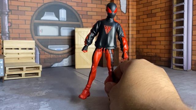 Marvel Legends Miles Morales Spider man Action Figure Review смотреть онлайн